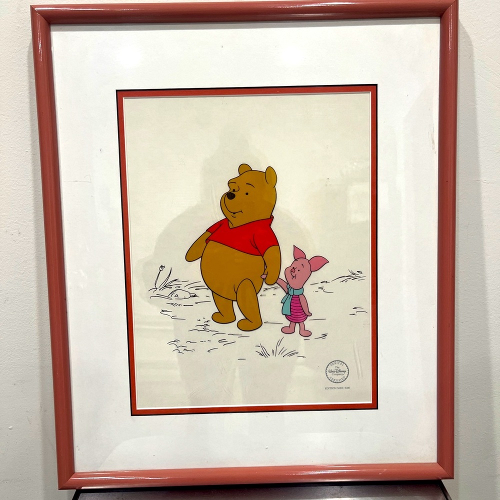 Disney Winnie the Pooh and Piglet Framed Wall Art